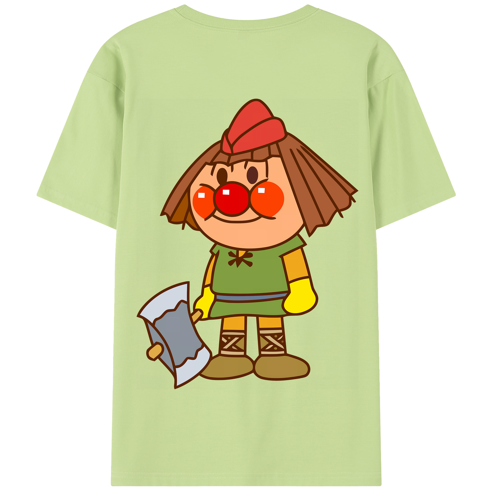 （画像用） アンパンマン Anpanman 綿100％半袖Tシャツ（背面プリント）